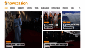 What Showccasion.com website looked like in 2020 (3 years ago)