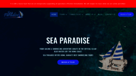 What Seaparadise.com website looked like in 2020 (3 years ago)