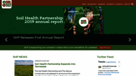 What Soilhealthpartnership.org website looked like in 2020 (3 years ago)
