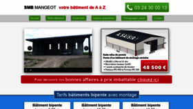 What Smbmangeot.fr website looked like in 2020 (3 years ago)