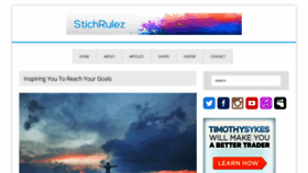 What Stichrulez.com website looked like in 2020 (3 years ago)
