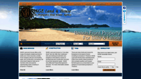 What Sagelandandhouse.com website looked like in 2020 (3 years ago)