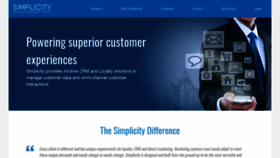 What Simplicitycrm.com website looked like in 2020 (3 years ago)
