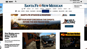 What Santafenewmexican.com website looked like in 2020 (3 years ago)
