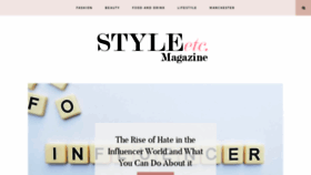 What Style-etc.co.uk website looked like in 2020 (5 years ago)