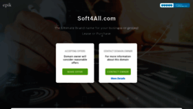 What Soft4all.com website looked like in 2020 (3 years ago)
