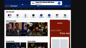 What Sportspyder.com website looked like in 2020 (3 years ago)