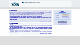 What Sistacad.cederj.edu.br website looked like in 2020 (3 years ago)