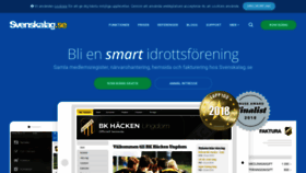 What Svenskalag.se website looked like in 2020 (3 years ago)