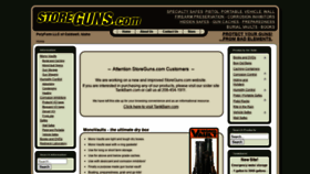 What Storeguns.com website looked like in 2020 (3 years ago)