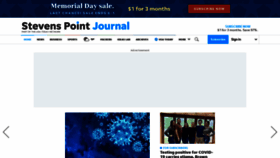 What Stevenspointjournal.com website looked like in 2020 (3 years ago)