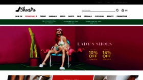 What Shoespie.com website looked like in 2020 (3 years ago)