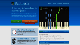 What Synthesiagame.com website looked like in 2020 (3 years ago)