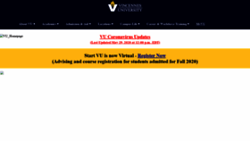 What Ssb.vinu.edu website looked like in 2020 (3 years ago)