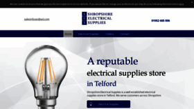 What Shropshire-electricals.co.uk website looked like in 2020 (3 years ago)