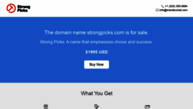 What Strongpicks.com website looked like in 2020 (3 years ago)