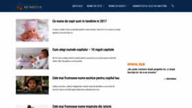 What Semnificatia-numelui.net website looked like in 2020 (3 years ago)