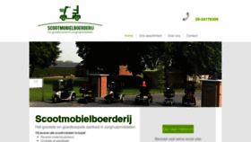 What Scootmobielboerderij.nl website looked like in 2020 (3 years ago)