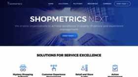 What Shopmetrics.com website looked like in 2020 (3 years ago)