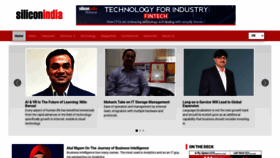 What Siliconindia.com website looked like in 2020 (3 years ago)