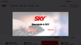 What Sky.com.br website looked like in 2020 (3 years ago)