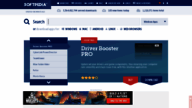 What Softpedia.com website looked like in 2020 (3 years ago)