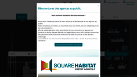 What Squarehabitat.fr website looked like in 2020 (3 years ago)