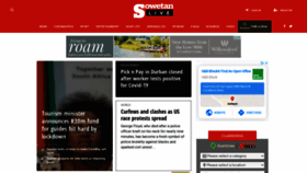 What Sowetanlive.co.za website looked like in 2020 (5 years ago)