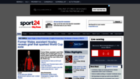 What Sport24.co.za website looked like in 2020 (5 years ago)