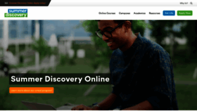 What Summerdiscovery.com website looked like in 2020 (3 years ago)