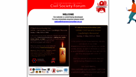 What Sanaccsf.org.za website looked like in 2020 (3 years ago)
