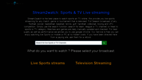 What Stream2video.tv website looked like in 2020 (3 years ago)