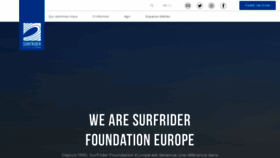 What Surfrider.eu website looked like in 2020 (3 years ago)