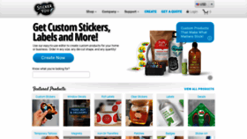 What Stickeryou.com website looked like in 2020 (3 years ago)