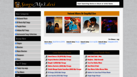 What Songsmp3.desi website looked like in 2020 (3 years ago)