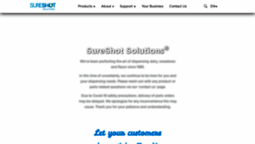 What Sureshotdispensing.com website looked like in 2020 (3 years ago)