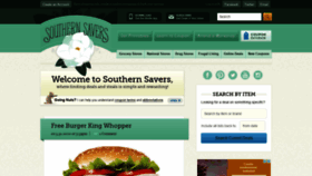 What Southernsavers.com website looked like in 2020 (3 years ago)