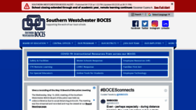 What Swboces.org website looked like in 2020 (3 years ago)