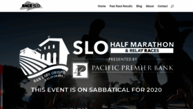 What Slomarathon.com website looked like in 2020 (3 years ago)