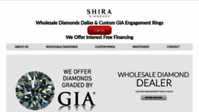 What Shira-diamonds.com website looked like in 2020 (3 years ago)