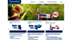 What Soventol.de website looked like in 2020 (3 years ago)