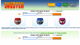 What Sniitch.com website looked like in 2020 (3 years ago)