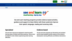 What Seeandlearn.org website looked like in 2020 (3 years ago)
