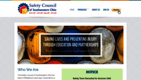 What Safetycouncilswohio.org website looked like in 2020 (3 years ago)
