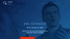 What Smxadvanced.eu website looked like in 2020 (3 years ago)