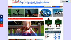 What Schooldays.ie website looked like in 2020 (3 years ago)