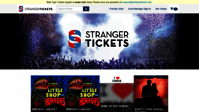 What Strangertickets.com website looked like in 2020 (3 years ago)