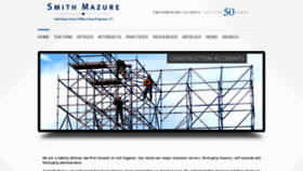 What Smithmazure.com website looked like in 2020 (4 years ago)