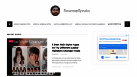 What Swaroopspeaks.com website looked like in 2020 (3 years ago)