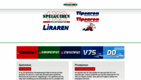 What Spelguiden.se website looked like in 2020 (3 years ago)